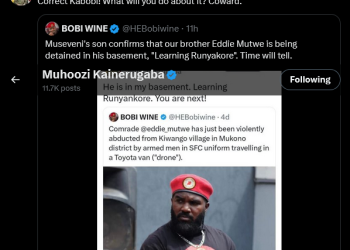 Muhoozi dares Bobi to rescue Eddie Mutwe