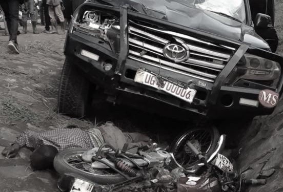 Minister Balaam’s Driver Knock’s dead Boda Boda rider