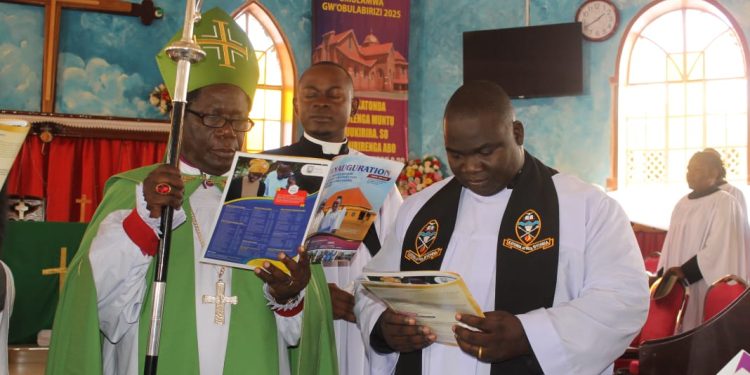 Bishop Moses Banja Inducts the new Reverand, Inaugurates new Parish of St Apollo Abaita Ababiri