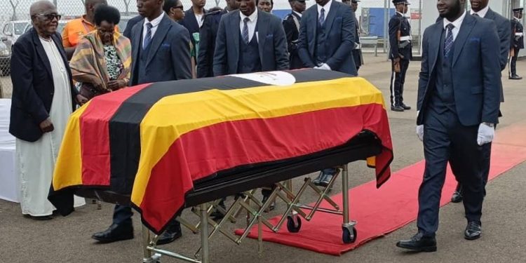 Grief as “Mother of Parliament”, Rhoda Kalema’s Body arrives back home