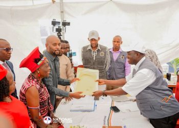 Road To Protest Vote Begins as NUP Leaders pick Nominations Forms for Bobi Wine