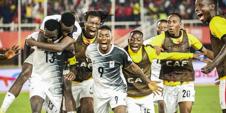 Uganda Cranes Make Big Come Back Against South Africa to Seal CHAN Quarters  