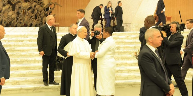 PHOTOS: Speaker Among Meets Pope Leo XIV