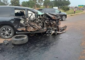 Maj. Gen. Sabiiti Muzeyi Airlifted to Nakasero Hospital After Nasty Car Crash