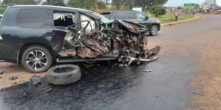 Maj. Gen. Sabiiti Muzeyi Airlifted to Nakasero Hospital After Nasty Car Crash