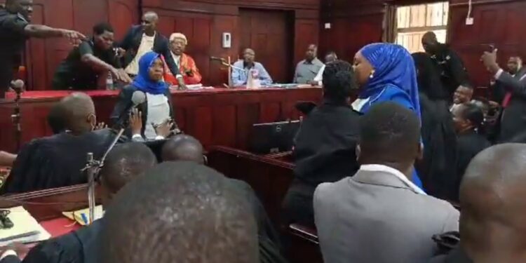 Besigye Trial: Hajj Obeid’s Daughter attacks Judge Baguma