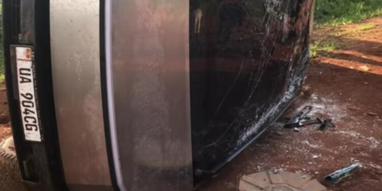 Uganda’s First Tesla Cyber Truck Crashes at Garuga Circuit