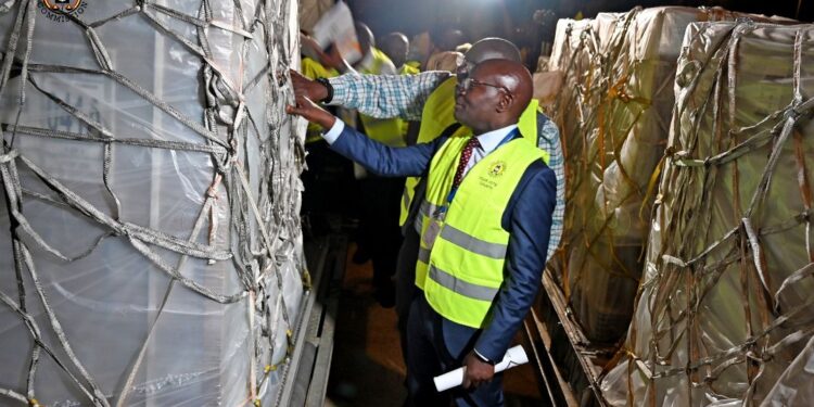 First Consignment of Presidential Ballot Papers Arrive in the Country