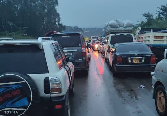 Hundreds Sleep On the Road Due to Heavy Traffic Jam in Mpigi