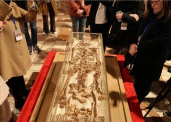 Bones of St Francis of Assisi Go on Public Display in Italy