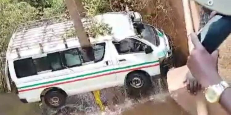 Two Missing, Eight Rescued After Taxi Plunges into River Nyagak