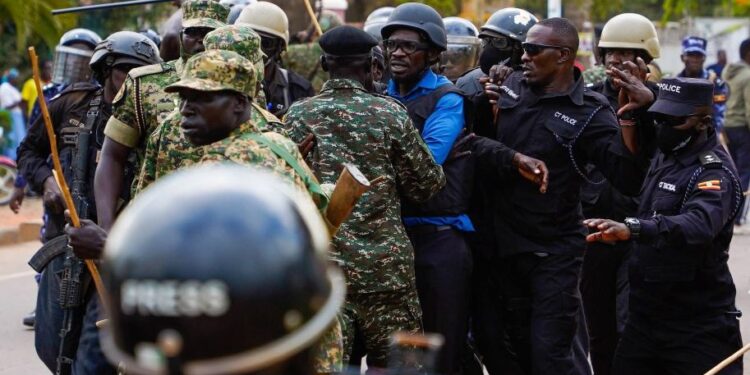 Bobi Wine’s Campaign Counter-Terrorism Guards Arrested