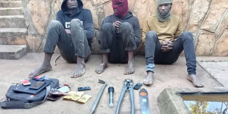 Three Armed Robbers Arrested Hiding in Ceiling After Robbery in Katabi