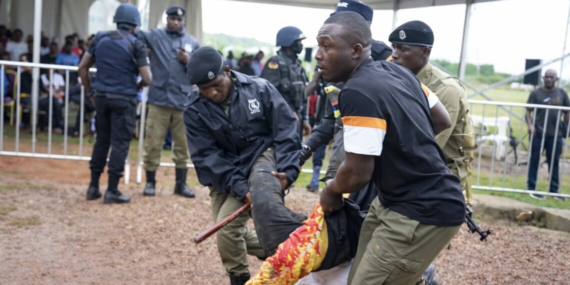 Prisons Van Transporting Ggaba Murder Suspect Rams into Journalists, One Injured