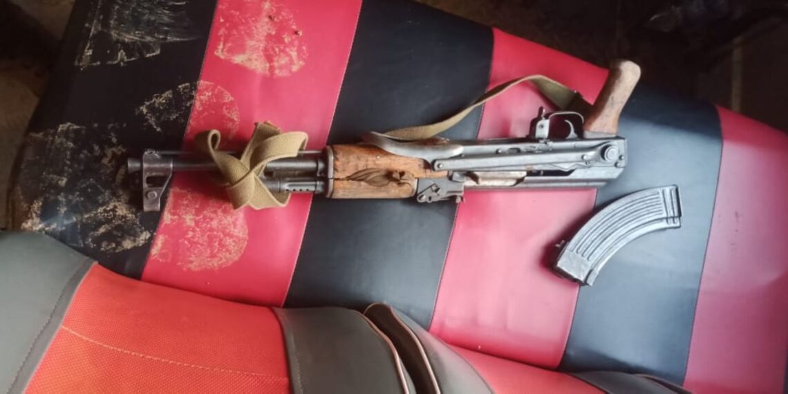 Police Recover Gun at Tausi Bus Terminal