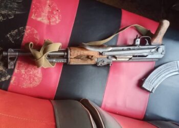 Police Recover Gun at Tausi Bus Terminal