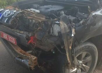 One Knocked Dead as Min Nabakooba’s Convoy is Involved in Accident