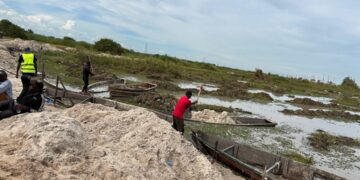 Six Arrested, 50 Boats Destroyed As NEMA Cracks Down on Illegal Sand Mining