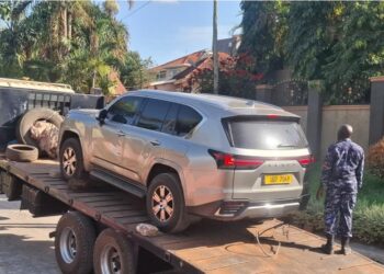 Police Returns To Former Speaker Among’s Nakasero Residence, Seizes Luxury Cars