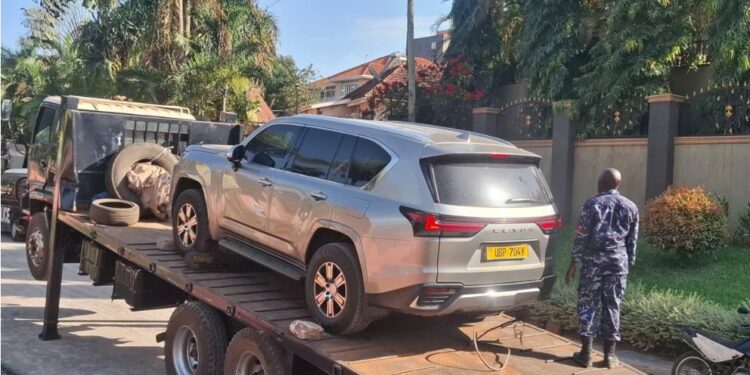 Police Returns To Former Speaker Among’s Nakasero Residence, Seizes Luxury Cars