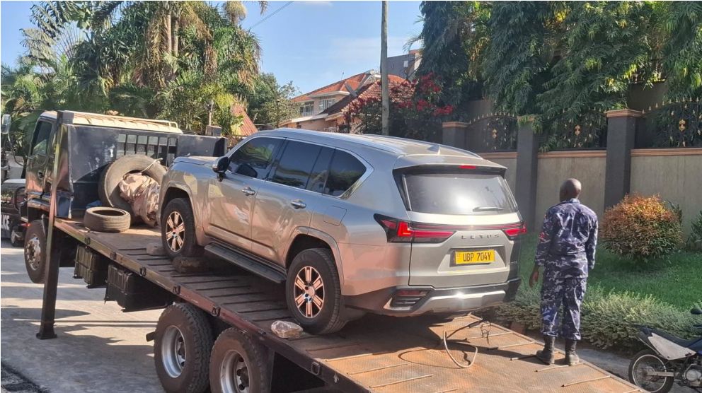 Police Returns To Former Speaker Among’s Nakasero Residence, Seizes Luxury Cars