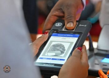 A step-by-step guide on how the biometric machines will be used on Election Day