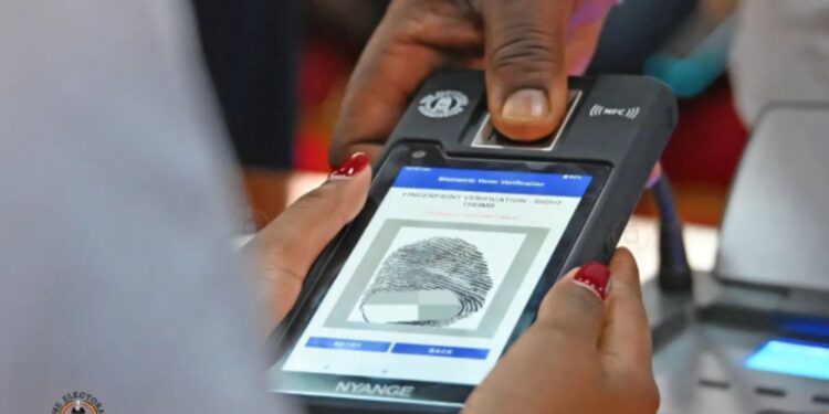 A step-by-step guide on how the biometric machines will be used on Election Day