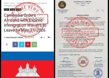 Cambodia Refutes Deporting African Nationals