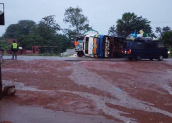One Dead After Gulu S.S School Bus Crashes Into Fuso Truck