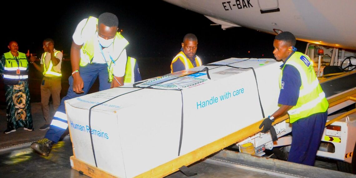 Body of CID Director Magambo’s Son Arrives Home, Burial Set For Thursday