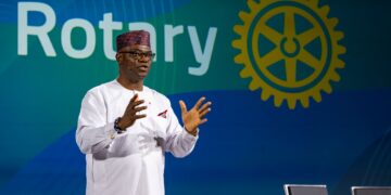 Nigerian Babalola Takes Office as President of Rotary International