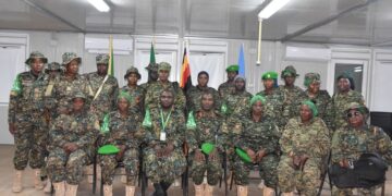 UPDF Female Soldiers In AUSSOM Urged To Prioritise Personal And Professional Development