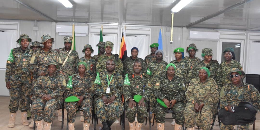 UPDF Female Soldiers In AUSSOM Urged To Prioritise Personal And Professional Development