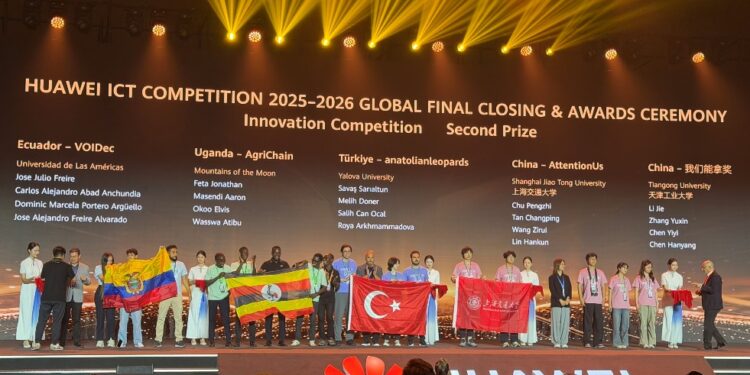 Ugandan Tech Elite Shine At The Huawei ICT Competition Global Finals in Shenzhen