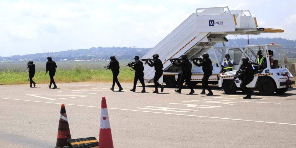 Entebbe Airport Conducts Full-Scale Security Exercise To Test Readiness in Case of Hijack