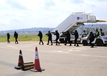 Entebbe Airport Conducts Full-Scale Security Exercise To Test Readiness in Case of Hijack