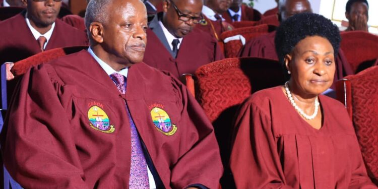 Former PM Amama Mbabazi Installed As a Lay Canon In Church of Uganda