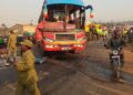 One Dead After Bus Ferrying Students Rams Into Train in Mukono
