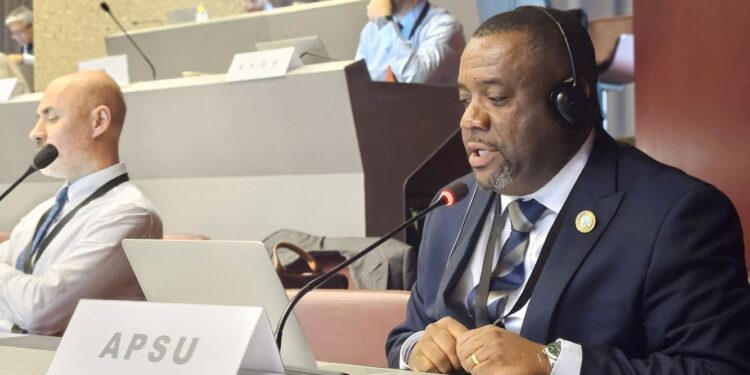 Diplomat Roll Stéphane NGOMAT Calls For African Domestication of The Arms Trade Treaty at the UN Conference of State Parties in Geneva