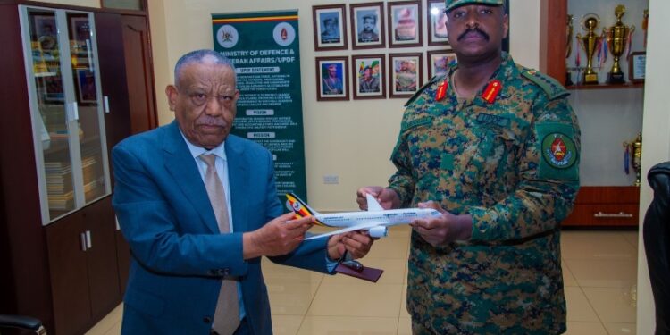 Uganda Airlines Bosses Brief Gen Kainerugaba on Strategic Growth Plans