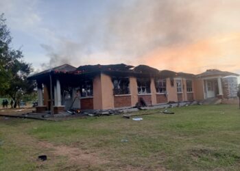 Two Dead As Refugees Burn OPM, Police Buildings Over Disputed Elections In Imvepi Settlement