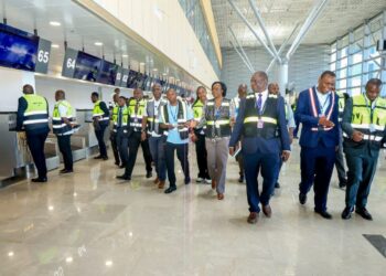 Parliament’s COSACE Tours New Developments at Entebbe Airport, Credits UCAA