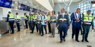 Parliament’s COSACE Tours New Developments at Entebbe Airport, Credits UCAA