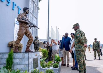 Gen Muhoozi Unveils Yoni Netanyahu Monument At Old Entebbe, Reaffirms Uganda-Israel Ties