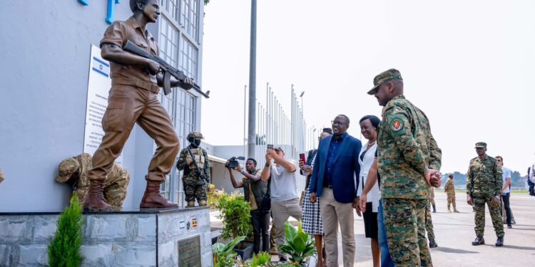 Gen Muhoozi Unveils Yoni Netanyahu Monument At Old Entebbe, Reaffirms Uganda-Israel Ties