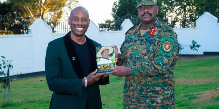 Gen Muhoozi, U.S. Actor Tyrese Gibson Discuss Tourism And Investment