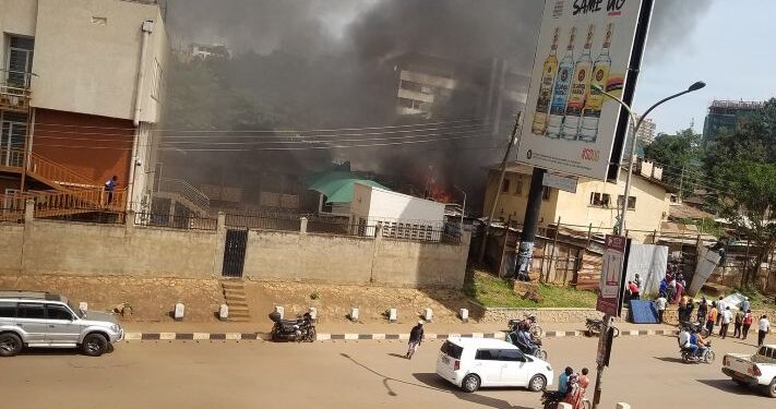Property Destroyed in Wandegeya Police Fire Outbreak